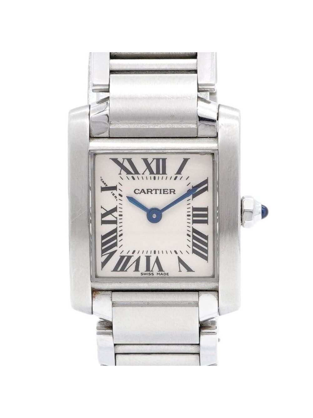 Cartier Tank Francaise SM Ivory Dial Watch